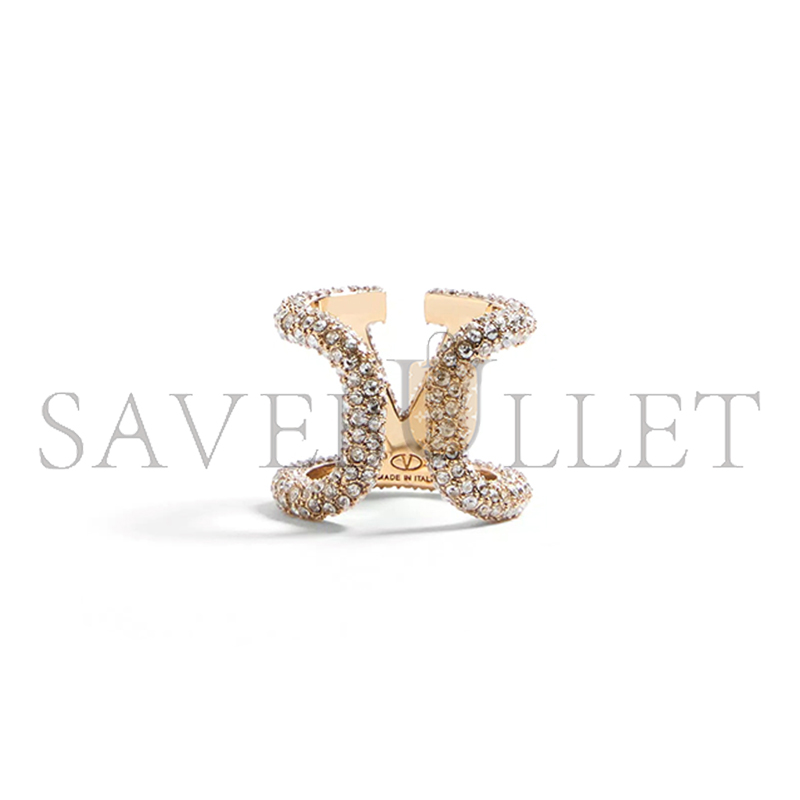 VALENTINO VLOGO SIGNATURE RING 5W2J0G74YCW_MH5